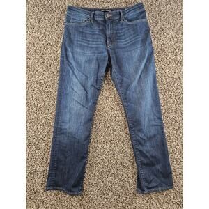 Mavi Jeans Womens Sz 14 Matt Relaxed Straight Leg Blue Jeans Dark Wash